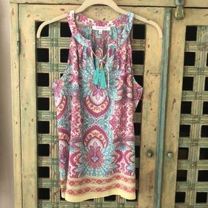Size small sleeveless blouse.